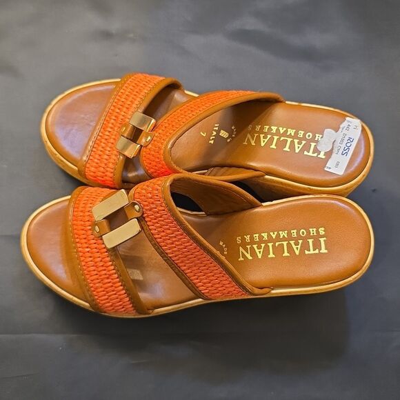 BRAND NEW ITALIAN SHOEMAKERS ELLORA DOUBLE STRAP WOMEN"S SANDAL G1 - Picture 8 of 16